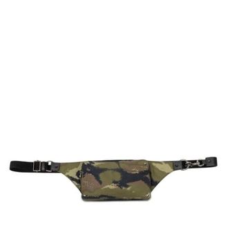 Valentino Pre-owned Belt Bag - Dames - Pre-owned - Groen - Maat: ONE Size Nylon