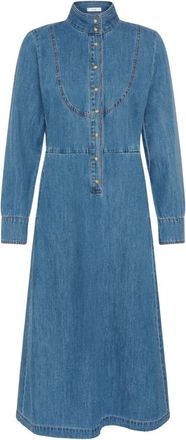 Inwear Dophinaiw Jurk - Dames - Shirt Kleedjes - Blauw - XS - Kleedjes