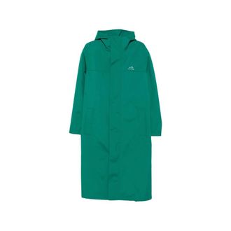 Balenciaga Hooded Logo-print Coat