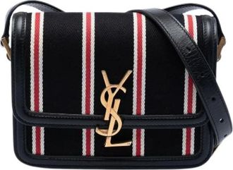 Saint Laurent Pre-owned Solferino Schoudertas - Dames - Vintage Schoudertas - Zwart - ONE Size - Leer - Vintage