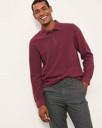 FatFace Shawford Long Sleeve Polo
