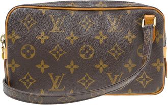 Louis Vuitton Pochette Marly Bandouliere Monogram Canvas Brown Canvas Handbag (Pre-Owned)