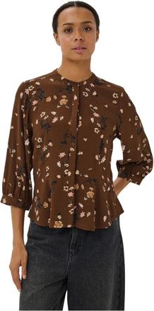Part Two Camisa Constantina - Blouses & Shirts - Mujer - Marr&oacute;n - 2XL