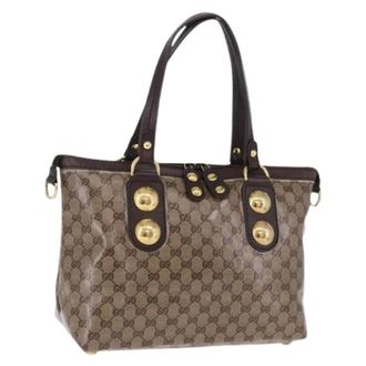 Gucci Bolso Tote Pre-owned Vintage - Pre-owned - Mujer - Marr&oacute;n - ONE SIZE