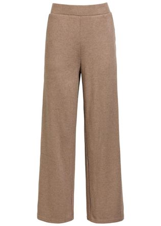 Rails Ellery Wide-leg Knit Trousers - Light Brown - S (UK8-10 / S)
