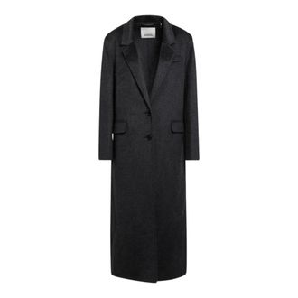 Isabel Marant Clesa Coat - female - Isabel Marant - Single-Breasted Coats - Gray - S - Coats