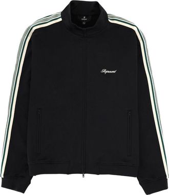 Represent Black Represent Striped Sleeve Sweatshirt