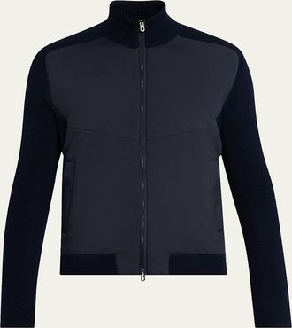 Sease Mens Dinghy Cashmere Rib Reversible Rollneck Sweater