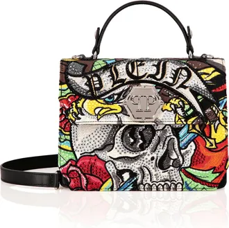 Philipp Plein Handvat Tas Superheroine
