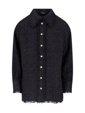 Balmain Camicia In Tweed