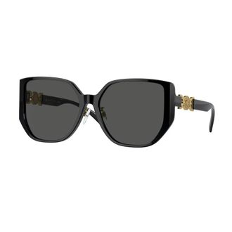 Versace 4449D Zonnebril - Dames - Accessoires - Zwart - Maat: 58 MM Zijde