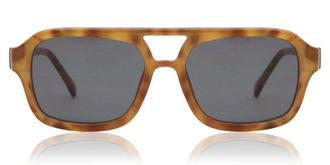 Hanukeii Curazao HK-013-02 Mens Sunglasses Tortoiseshell Size 53