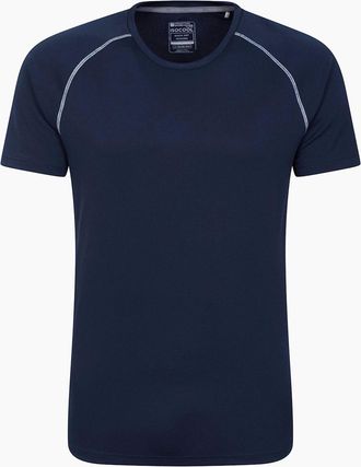 Mountain Warehouse Mens Mountain Warehouse Mens Endurance Breathable T-Shirt - Navy - Size: 38/Regular