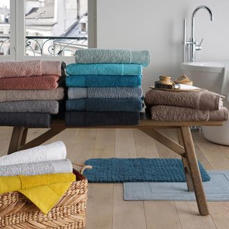 La Redoute Interieurs Set van 4 gastendoekjes in badstof 500g/m2, Scenario