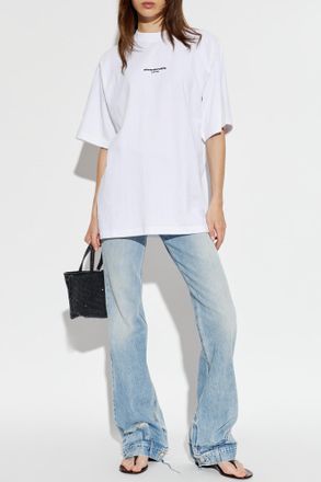 Alexander Wang T-shirt With Logo, Womens, White