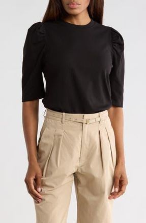 Frame Denim The Jersey Femme T-Shirt in Black at Nordstrom Rack, Size X-Small