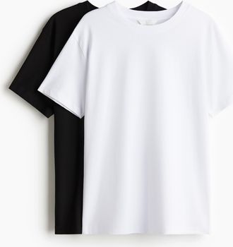 H&M 2er-Pack T-Shirts - White
