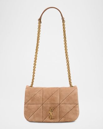Saint Laurent Jamie 4.3 Mini YSL Chain Shoulder Bag in Quilted Suede
