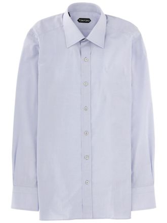 Tom Ford Light Blue Solid Shirt