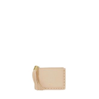 Lancel Premier Flirt kaarthouder - Dames - Accessoires - Beige - Maat: ONE Size Zijde