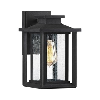 Netlighting Quoizel Wakefield Outdoor Wall Lantern Earth Black IP44