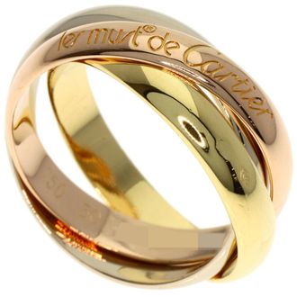 Cartier Yellow Gold (18K) Pink Gold (18K) White Gold (18K) Band Ring (Pre-Owned)