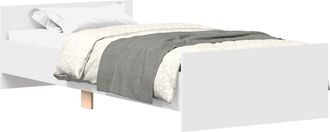 vidaXL Estructura De Cama Blanco 80 X 200 Cm Madera De Ingenier&iacute;a Vidaxl