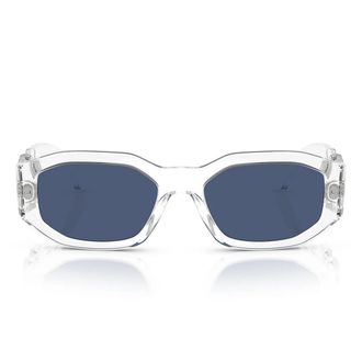Versace Sunglasses Ve4361 148/80 Biggie Crystal/Dark Blue Unisex