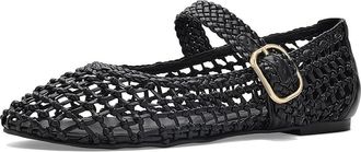 Kenneth Cole Tessa Womens Dress Flat Shoes Black Woven : 8.5 M, Synthetic