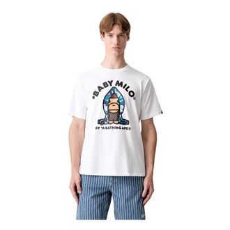 A Bathing Ape A Bathing Ape, Hombre, Camisetas, Blanco, Talla: 2XL