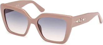 Guess Beige Resin Womens Sunglasses