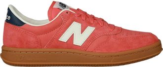 New Balance T500 su&egrave;de sportschoenen voor heren (Rood)