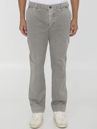 James Perse Mens Rigid Canvas Pants - Grey Cotton - Size 33 (Waist)