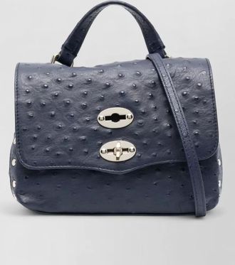 Zanellato cactus baby crossbody bag silver hardware