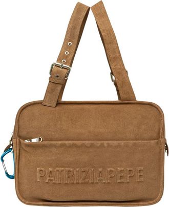 Patrizia Pepe Shopper Bag - Dames - Shoppers - Beige - ONE Size - Polyester - Tassen