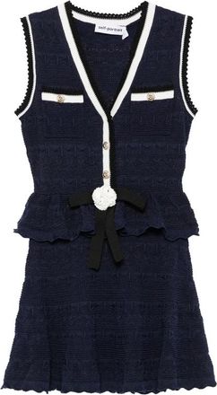 Self Portrait Mujer, Vestidos, Azul, Talla: XS
