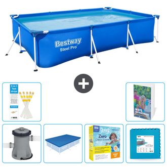 Bestway Piscina Bestway Steel Pro Rectangular - 300x201x66 Cm - 7-piezas S276
