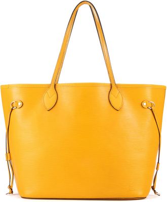 Louis Vuitton Pre-owned Womens Neverfull MM Shoulder Bag - Yellow - One Size