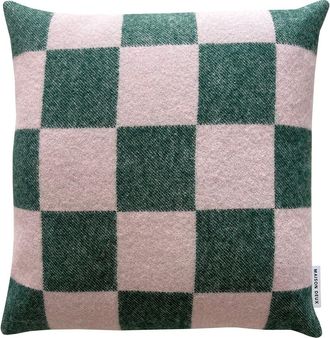 Maison Deux Checkerboard Cushion Cover in Green at Nordstrom, Size 2Ft 0In X 2Ft 0In