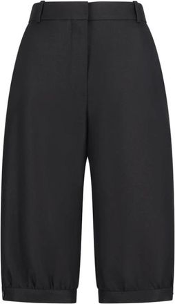 Dior Grain de Poudre Bermuda Shorts - Dames - Korte Broeken - Zwart - S - Wol - Korte Broeken