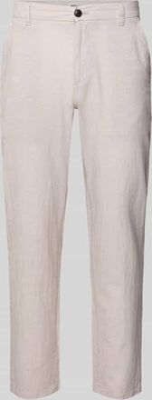 Jack & Jones Jack & Jones Tapered Fit Hose mit Eingrifftaschen Modell STACE in Beige Melange, Gr&ouml;&szlig;e 27/30