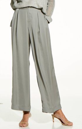 Nic+Zoe Olive Trousers In Tar