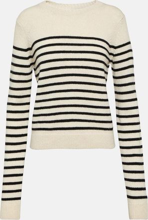 Khaite Diletta striped cashmere sweater