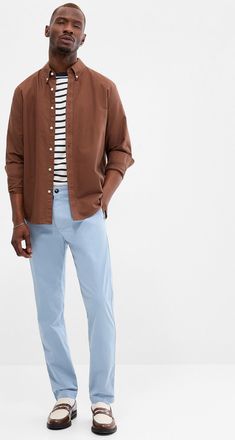 BOSS Mens Textured weft chinos Tapered fit