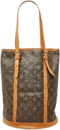 Louis Vuitton Pre-owned Bucket Bags, female, Brown, Size: ONE SIZE Pre-owned Monogram Tote Bag