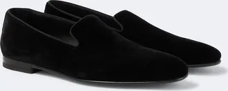 Manolo Blahnik Mario velvet loafers