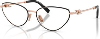 Tiffany & Co. 56mm Cat Eye optical glasses in Black at Nordstrom