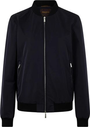Moorer Jacket With Zip - Heren - Bomber jackets - Blauw - L - Polyester - Jassen