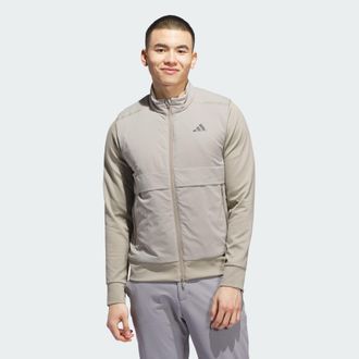 adidas adidas Performance Mens Ultimate365 Tour Frostguard Full-Zip - Beige - Size X-Large