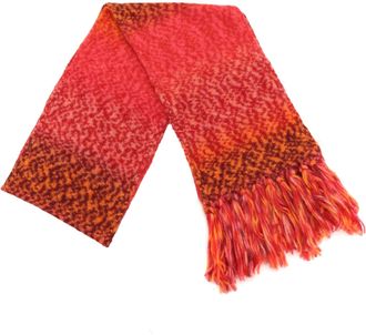KANGRA Printed Effect Fringed Scarf